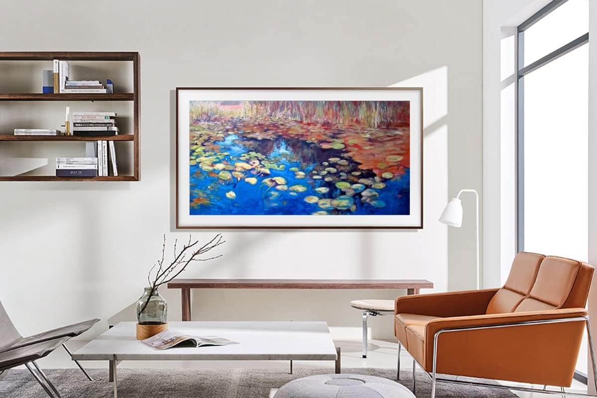 SAMSUNG 55-Inch Class QLED 4K The Frame LS03B Series, Quantum HDR, Art Mode, Anti-Reflection Matte Display, Slim Fit Wall Mount Included, Smart TV w/ Alexa Built-In (QN55LS03BAFXZA)