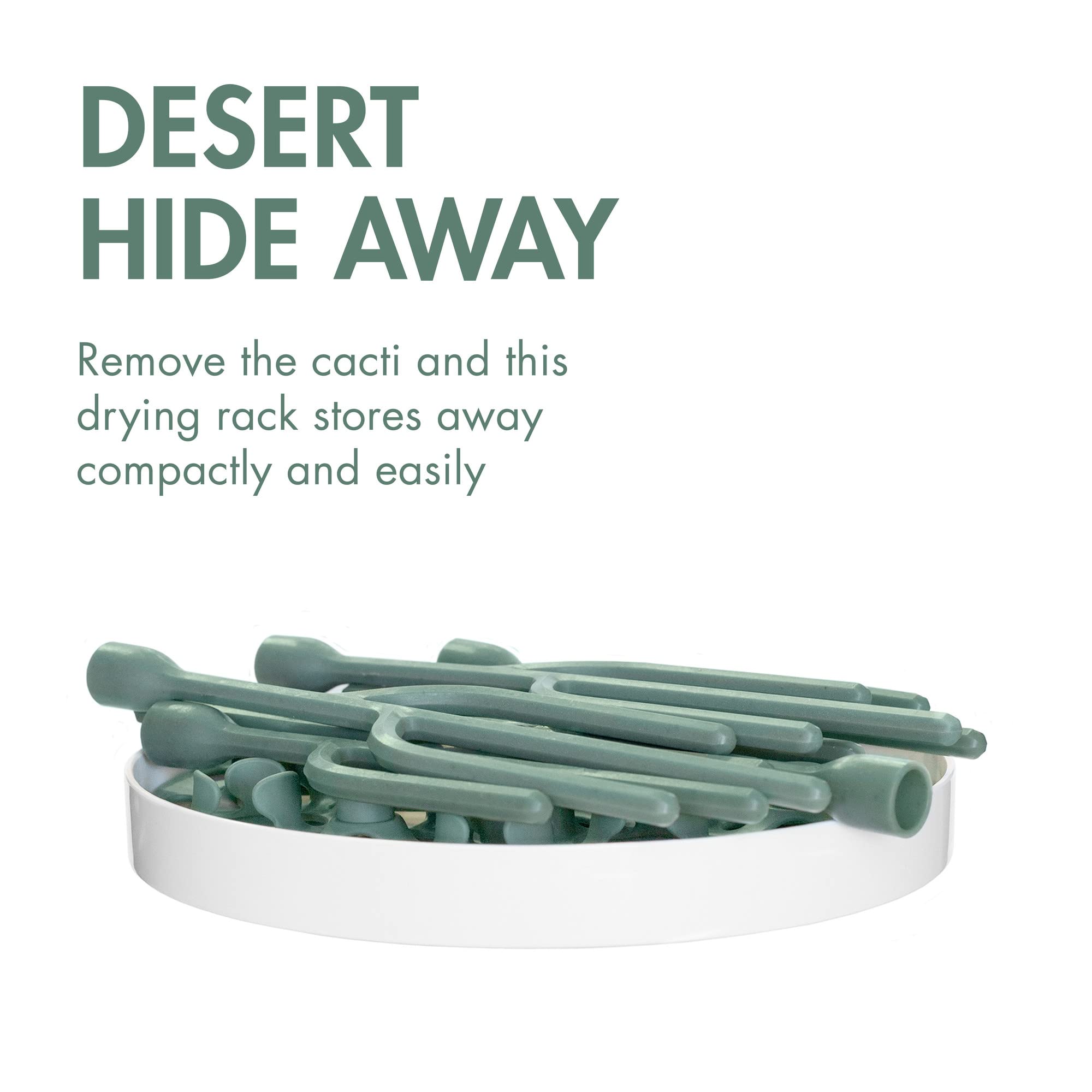 Boon DESERT Baby Bottle Countertop Drying Rack, Green, 1.0 Pound