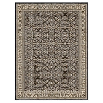RUGGABLE – Alessia Dark Wood – Machine Washable Area Rug – Pet &amp; Child Friendly – Stain &amp; Water Resistant – Non-Slip – 5&