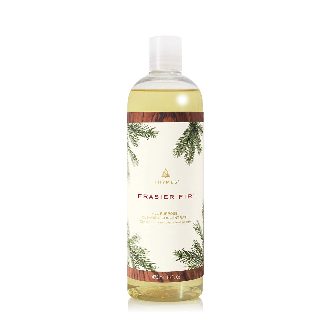 Thymes Heritage All Purpose Cleaner Concentrate - Frasier Fir Scented Household Cleaning Supplies - Pine Scented Household Scrub for Countertops, Bathtubs, Ovens, Sinks, Biodegradable (16 fl oz)