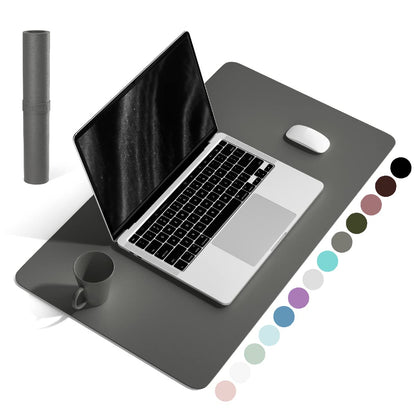Non-Slip Desk Pad,Mouse Pad,Waterproof PVC Leather Desk Table Protector,Ultra Thin Large Desk Blotter, Easy Clean Laptop Desk Writing Mat for Office Work/Home/Decor(Pink, 23.6&quot; x 13.7&quot;)