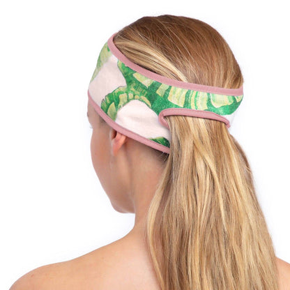Kitsch Spa Multifunctional Microfiber Headband - Facial Skincare and Hair Band for Makeup Application, Face Washing | Micro Dot Design