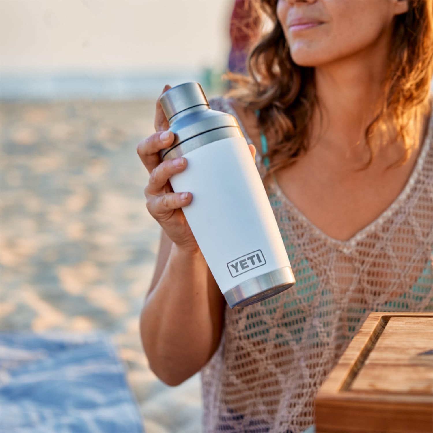 YETI Rambler 20 oz Cocktail Shaker, Stainless Steel, Vacuum Insulated
