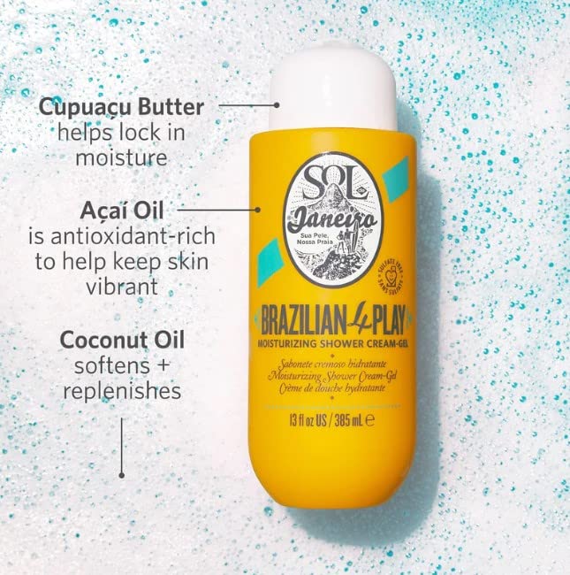 SOL DE JANEIRO Brazilian Play Moisturizing Shower Cream Gel Body Wash