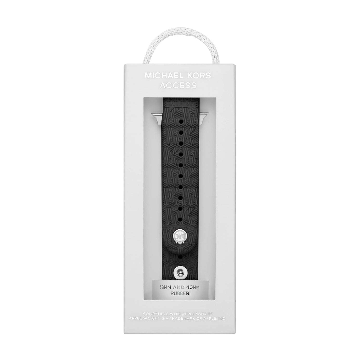 Michael Kors Band for Apple Watch; Silicone or Leather Smart Watch Bands for Women; Compatible with Apple Watch 38mm, 40mm, 41mm