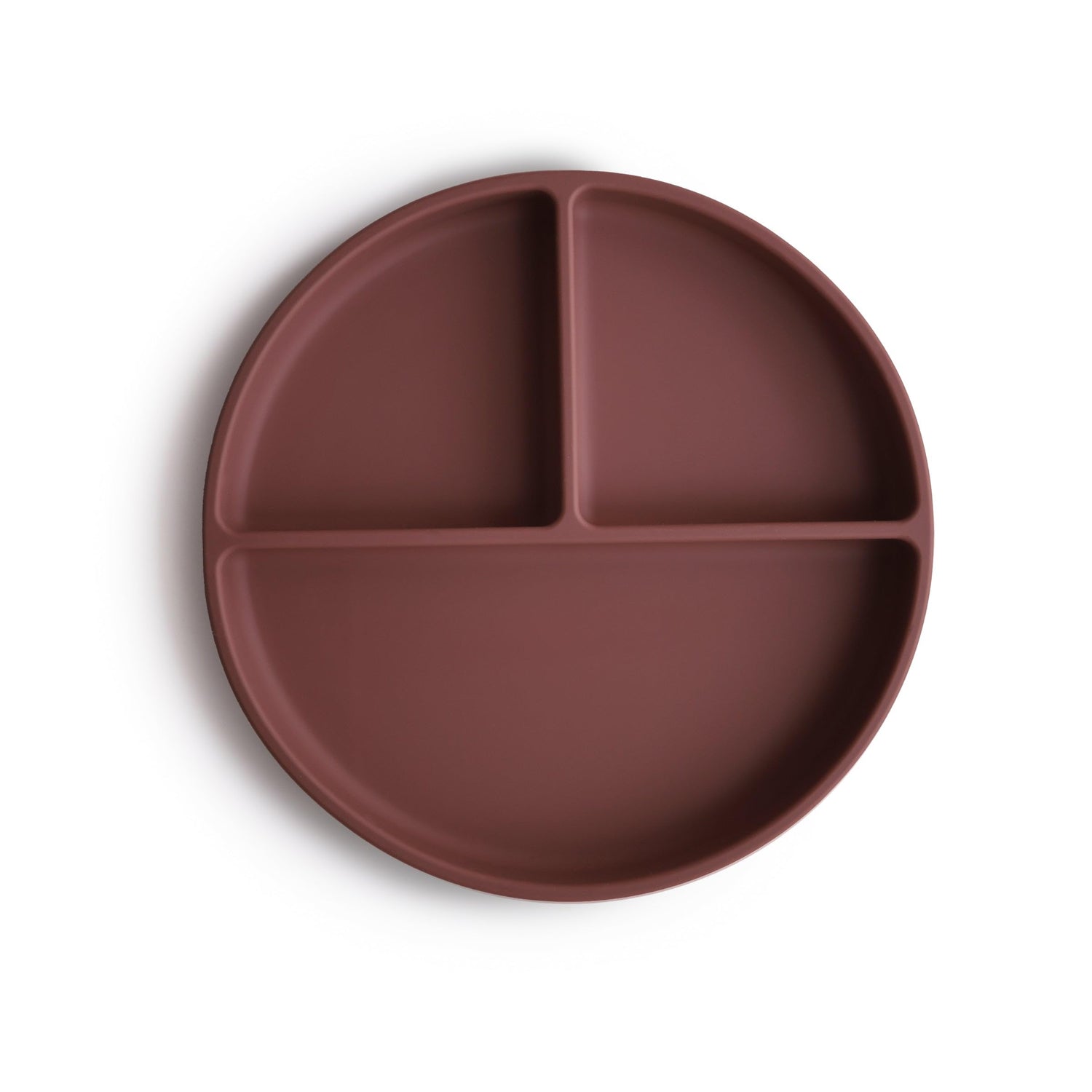 mushie Silicone Suction Plate | BPA-Free Non-Slip Design (Ivory)