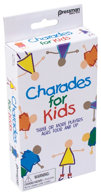Pressman Charades for Kids Peggable-No Reading Required Family Game Multicolor