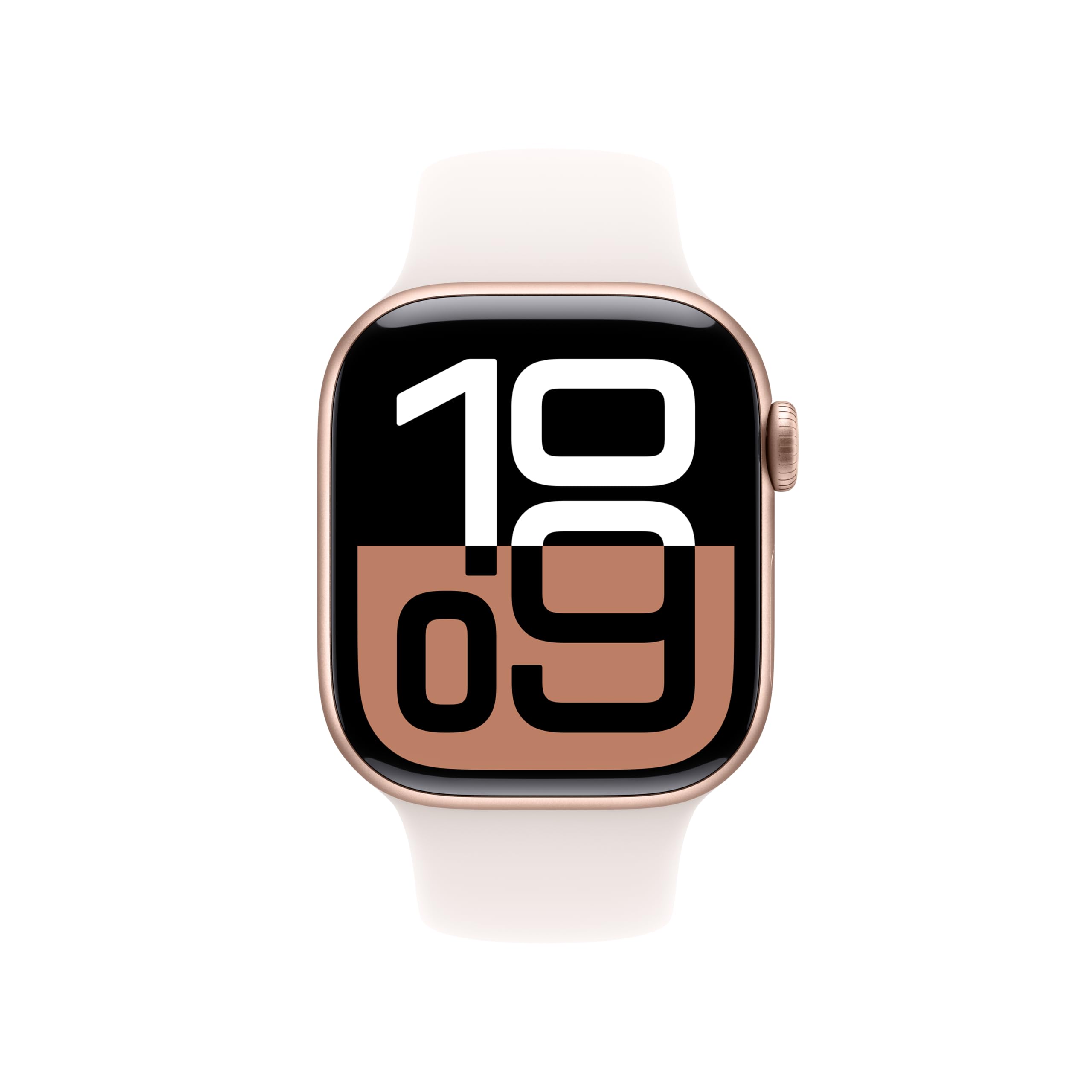 Apple Watch Series 10 [GPS 46mm] Smartwatch with Jet Black Aluminium Case with Black Sport Band. Fitness Tracker, ECG App, Always-On Retina Display, Water-Resistant