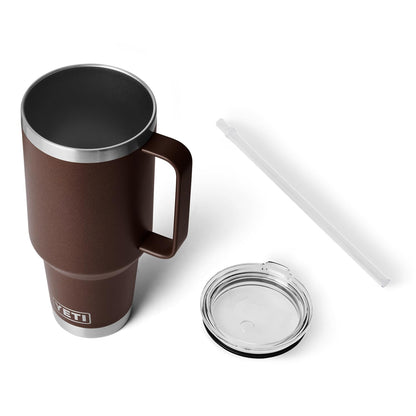 YETI Rambler Tumbler with Handle and Straw Lid, Vacuum Insulated Travel Mug, Stainless Steel