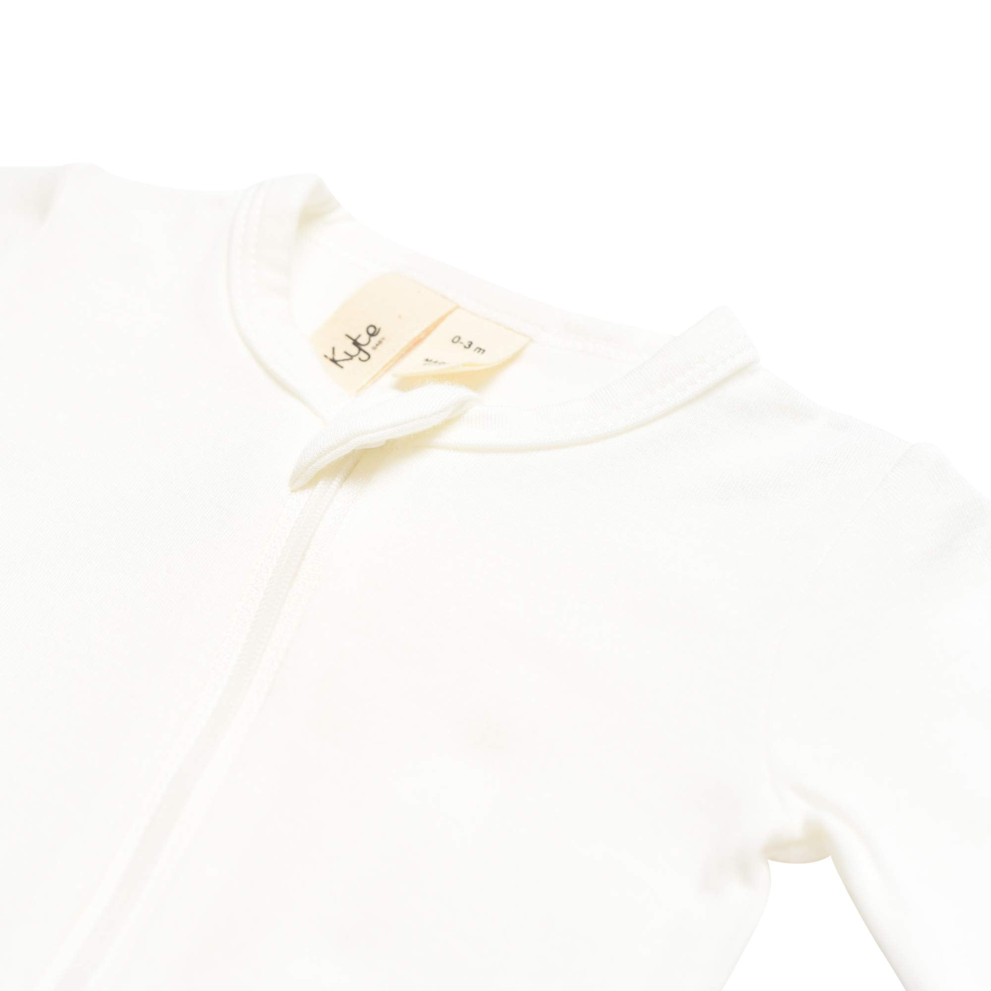 KYTE BABY Zippered Rompers, Unisex, Rayon Made from Bamboo (0-24 Months