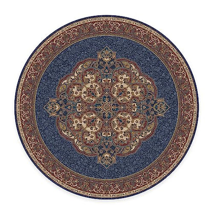RUGGABLE Disney Traditional Mickey Mouse Washable Rug - Perfect Area Rug for Nursery Playroom Kids Room - Pet &amp; Child Friendly - Stain &amp; Water Resistant - Damask Grey 3&