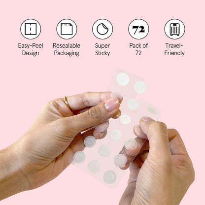 grace &amp; stella Pimple Patches For Face (Round, 36 Count) - Hydrocolloid Acne Patches for Face - Dermatologist Tested, Vegan, Cruelty-Free