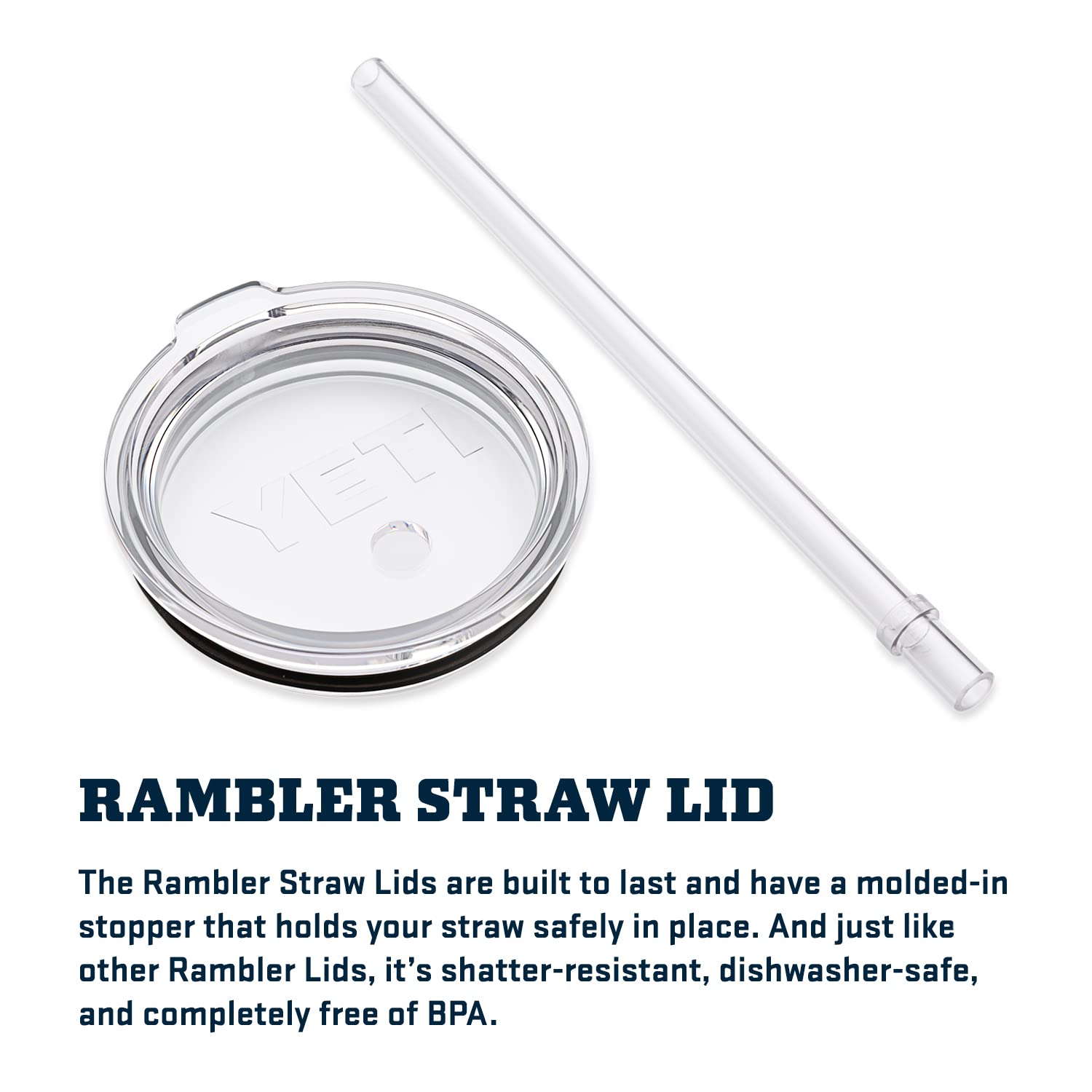 YETI Rambler Tumbler with Handle and Straw Lid, Vacuum Insulated Travel Mug, Stainless Steel