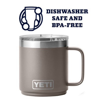 YETI Rambler 10 oz Stackable Mug, Vacuum Insulated, Stainless Steel with MagSlider Lid
