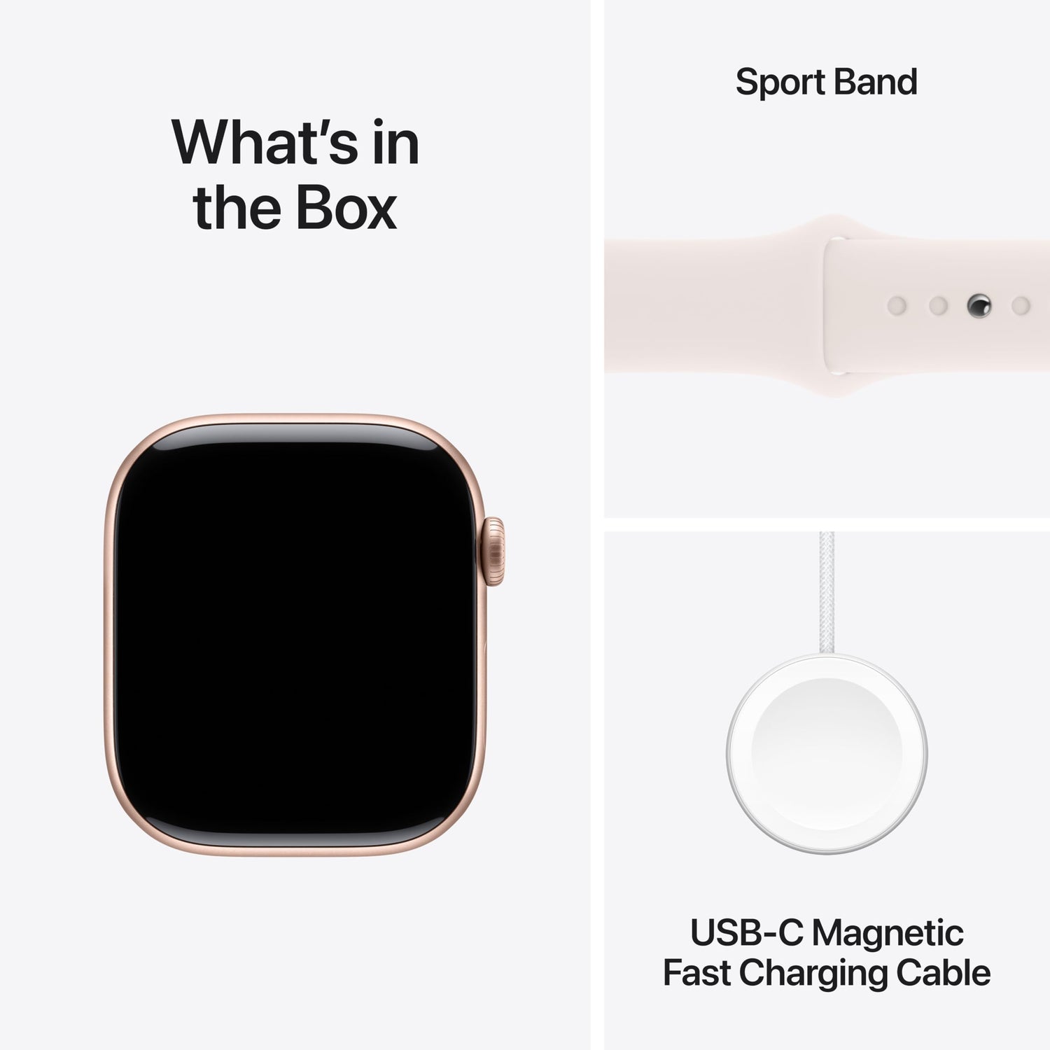 Apple Watch Series 10 [GPS 46mm] Smartwatch with Jet Black Aluminium Case with Black Sport Band. Fitness Tracker, ECG App, Always-On Retina Display, Water-Resistant