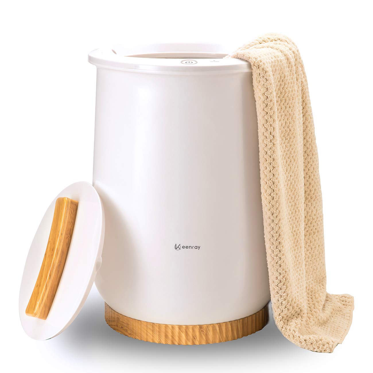 Keenray Towel Warmer, Luxury Towel Warmer Bucket, Large Towel Warmer for Bathroom, Auto Shut Off, Fits Up to Two 40&quot;X70&quot; Oversized Towels, Bathrobes, Blankets, PJ&