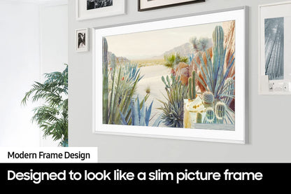 SAMSUNG 50-Inch Class QLED 4K The Frame LS03B Series, Quantum HDR, Art Mode, Anti-Reflection Matte Display, Slim Fit Wall Mount Included, Smart TV w/ Alexa Built-In (QN50LS03BAFXZA)
