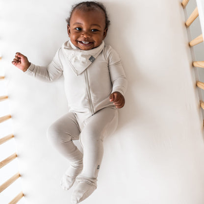 KYTE BABY Unisex Zipper Closure Footies, Rayon Made From Bamboo, 0-24 Months