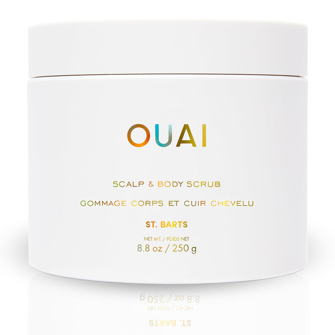 OUAI Scalp &amp; Body Scrub, Melrose Place - Exfoliating Body Scrub with Sugar &amp; Coconut Oil Blend for Smooth, Moisturized Skin - Gentle Scalp Scrub for Removing Product Build Up (8.8 Oz)