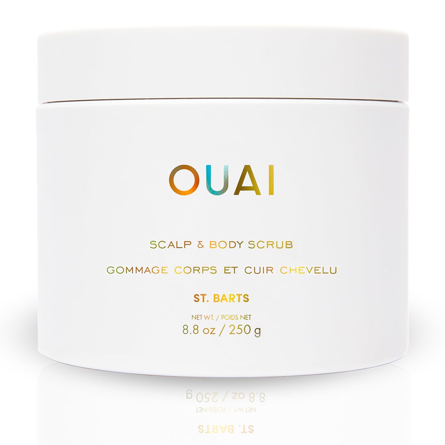 OUAI Scalp &amp; Body Scrub, Melrose Place - Exfoliating Body Scrub with Sugar &amp; Coconut Oil Blend for Smooth, Moisturized Skin - Gentle Scalp Scrub for Removing Product Build Up (8.8 Oz)