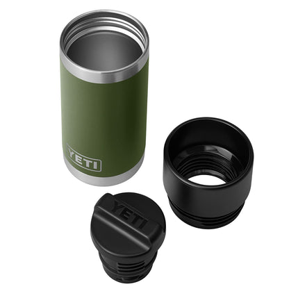 YETI Rambler 12 oz Bottle, Stainless Steel, Vacuum Insulated, with Hot Shot Cap