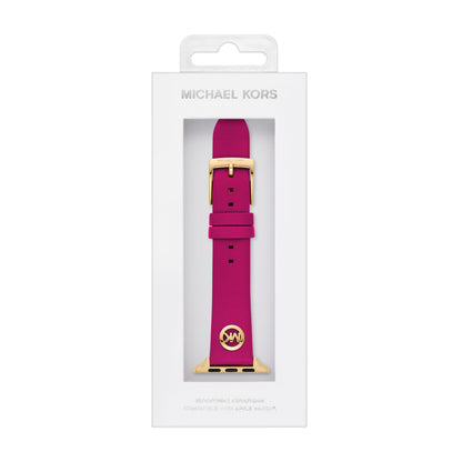 Michael Kors Band for Apple Watch; Silicone or Leather Smart Watch Bands for Women; Compatible with Apple Watch 38mm, 40mm, 41mm