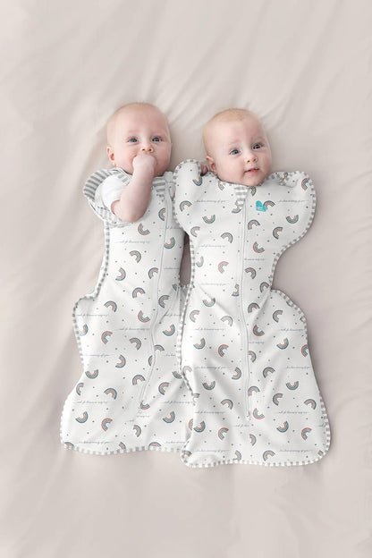 Love to Dream Swaddle UP, Baby Sleep Sack, Self-Soothing Swaddles for Newborns, Improves Sleep, Snug Fit Helps Calm Startle Reflex, New Born Essentials for Baby, 5-8.5 lbs, Sand Dollar