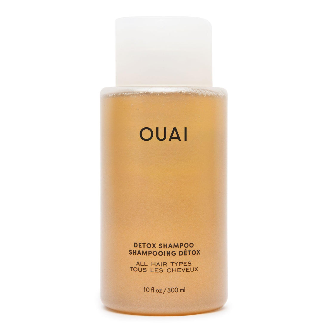 OUAI Detox Shampoo - Clarifying Shampoo for Build Up, Dirt, Oil, Product and Hard Water - Apple Cider Vinegar &amp; Keratin for Clean, Refreshed Hair - Sulfate-Free Hair Care (10 oz)