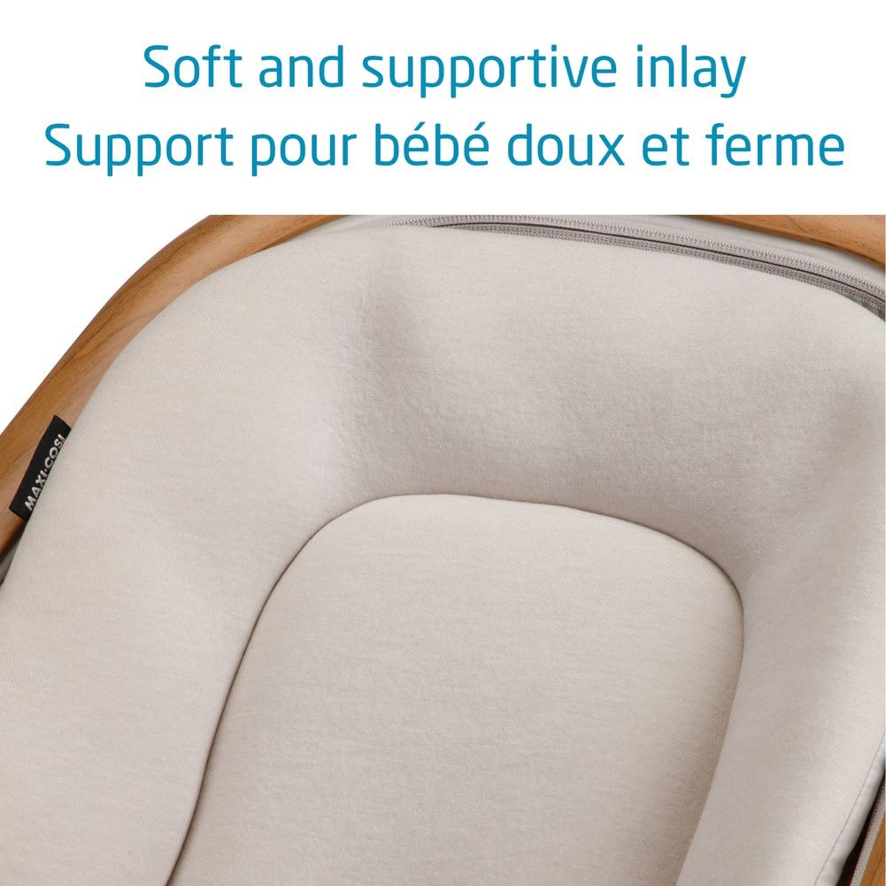 Maxi-Cosi 2-in-1 Kori Rocker, folds flat, travel, washable fabrics, Sand Horizon