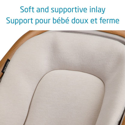 Maxi-Cosi 2-in-1 Kori Rocker, folds flat, travel, washable fabrics, Sand Horizon