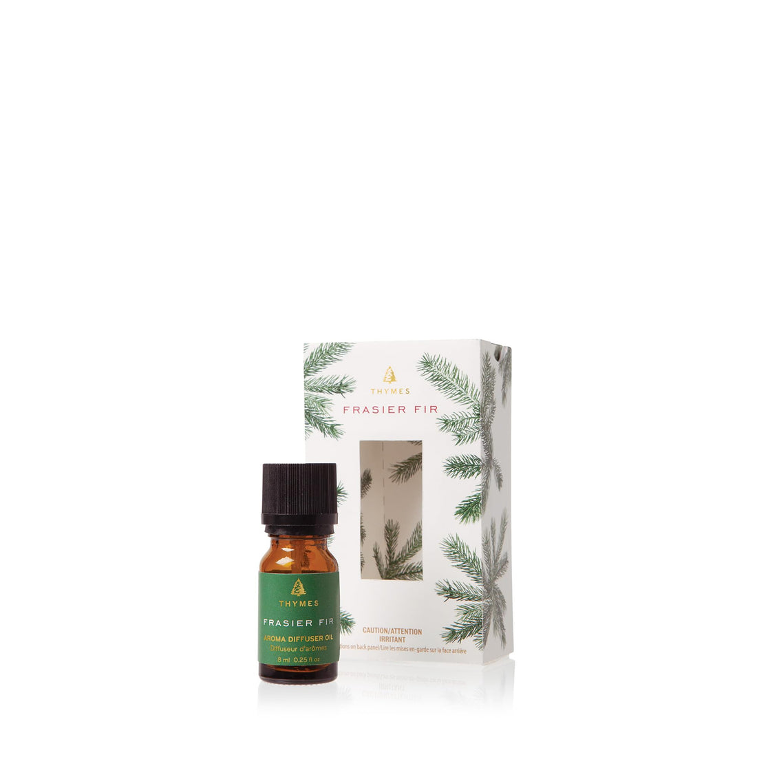 Thymes Frasier Fir Electric Oil Diffuser Refill - Home Fragrance Oil - Aroma Diffuser Oil Refill - Use with Electric Aromatherapy Scent Diffusers for Home (0.25 fl oz)