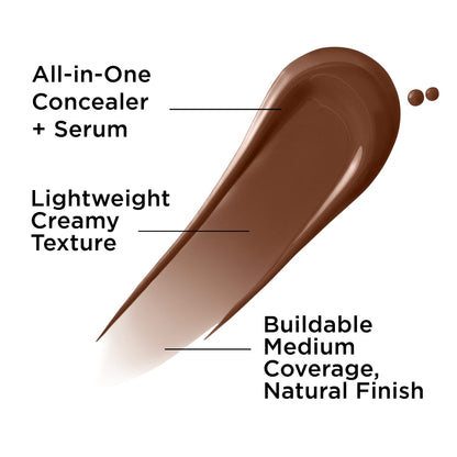 IT Cosmetics Bye Bye Dark Spots Concealer + Brightening Serum – 2% Niacinamide, Hyaluronic Acid &amp; Caffeine - Medium Coverage, Natural Finish, All Skin Types - 0.22 fl oz