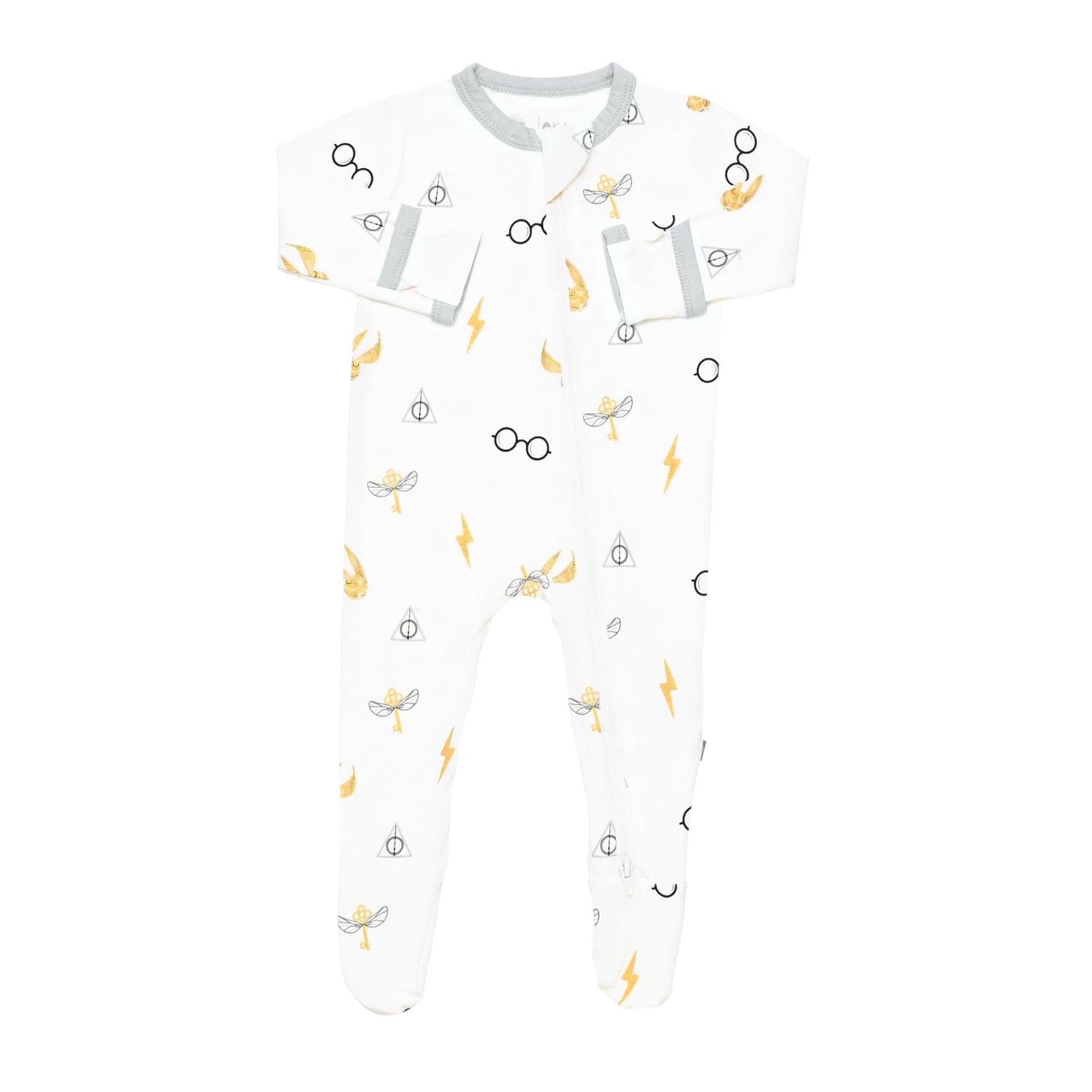 KYTE BABY Unisex Zipper Closure Footies, Rayon Made From Bamboo, 0-24 Months