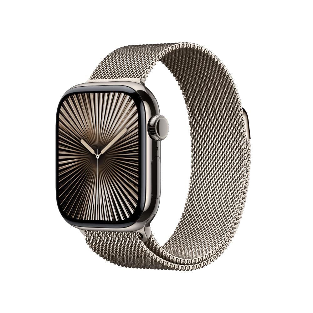 Apple Watch Series 10 [GPS 46mm] Smartwatch with Jet Black Aluminium Case with Black Sport Band. Fitness Tracker, ECG App, Always-On Retina Display, Water-Resistant