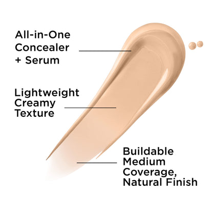 IT Cosmetics Bye Bye Dark Spots Concealer + Brightening Serum – 2% Niacinamide, Hyaluronic Acid &amp; Caffeine - Medium Coverage, Natural Finish, All Skin Types - 0.22 fl oz