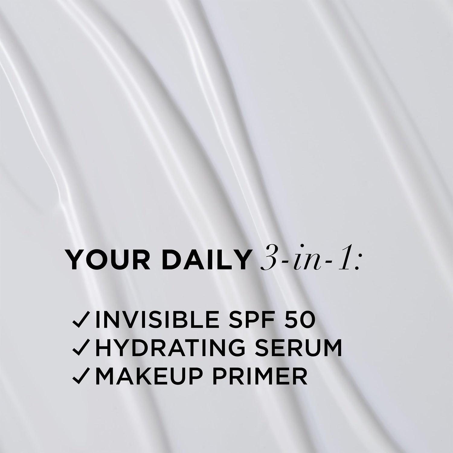 IT Cosmetics Hello Sunshine Invisible Sunscreen for Face SPF 50 - Sunscreen, Hydrating Serum &amp; Makeup Primer - 1% Pro-Vitamin B5 &amp; Hyaluronic Acid - HSA/FSA Eligible - No White Cast - 1.69 fl oz