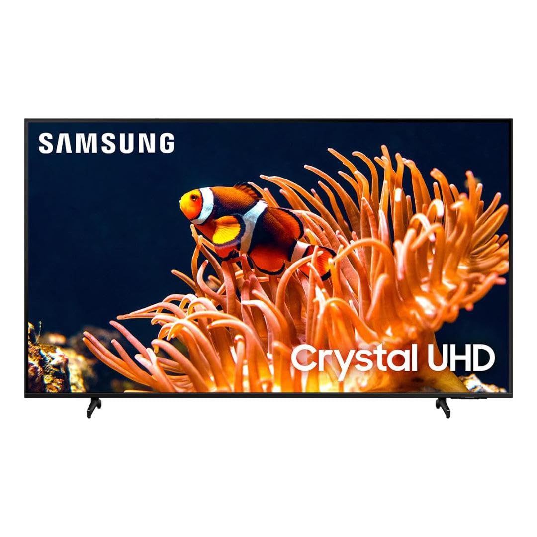 SAMSUNG 50-Inch Class 4K Crystal UHD DU8000 Series HDR Smart TV w/Object Tracking Sound Lite, Motion Xcelerator, Ultra Slim Design, Gaming Hub, Alexa Built-in (UN50DU8000, 2024 Model)