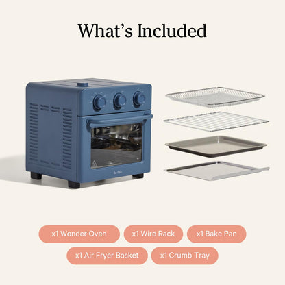 Our Place Wonder Oven | 6-in-1 Air Fryer &amp; Toaster Oven with Steam Infusion | Compact, Countertop Friendly, Fast Preheat, Multifunctional | Air Fry, Toast, Roast, Bake, Reheat &amp; Broil | Steam