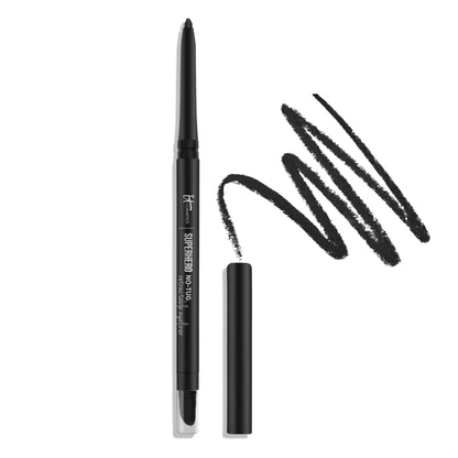 IT Cosmetics Superhero No-Tug Retractable Eyeliner - All-Day Wear, Waterproof Formula Won’t Smudge - With Avocado Oil, Chamomile Extract, Vitamin E &amp; Carnauba Wax - 0.008 oz
