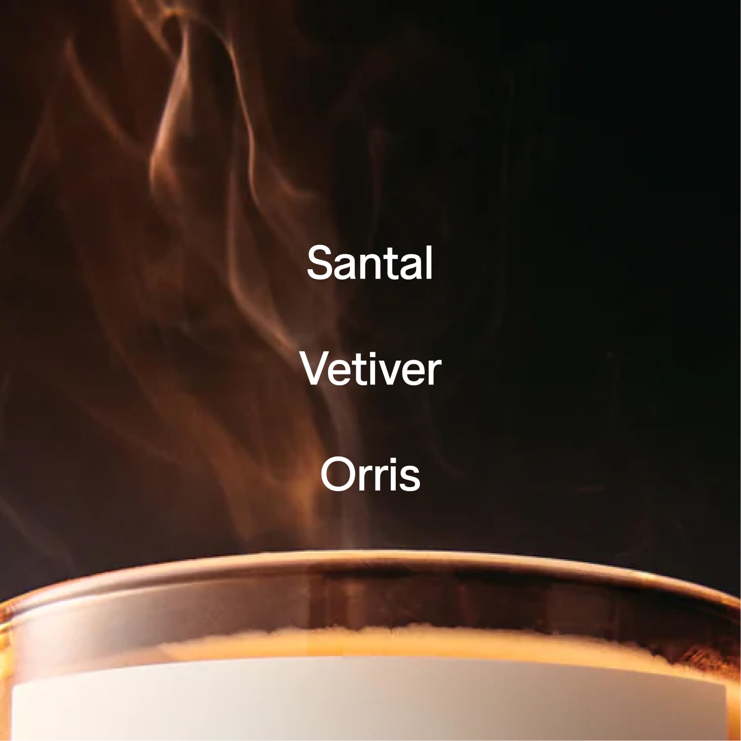 SALT &amp; STONE Scented Candle for Women &amp; Men | Hand-Poured, Aromatic &amp; Fragrant | Natural Coconut &amp; Soy Blend Wax | 100% Cotton Wick | Long-Lasting 50 Hour Burn Time (8.5 oz) (Santal &amp; Vetiver)
