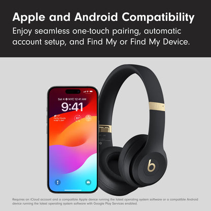 Beats Solo 4 - Wireless Bluetooth On-Ear Headphones, Apple &amp; Android Compatible, Up to 50 Hours of Battery Life - Cloud Pink