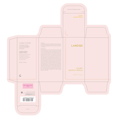 LANEIGE Glowy Makeup Serum: Makeup Primer, Hydrating Face Serum for Visbly Smooth &amp; Glowy Dewy Skin, Highlighting