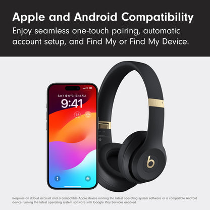 Beats Solo 4 - Wireless Bluetooth On-Ear Headphones, Apple &amp; Android Compatible, Up to 50 Hours of Battery Life - Cloud Pink