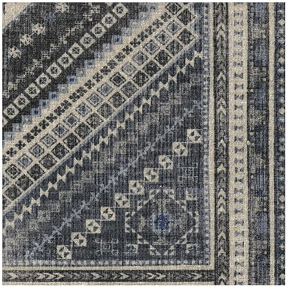 RUGGABLE Kaden Washable Rug - Perfect Vintage Area Rug for Living Room Bedroom Kitchen - Pet &amp; Child Friendly - Stain &amp; Water Resistant - Amber Red 3&