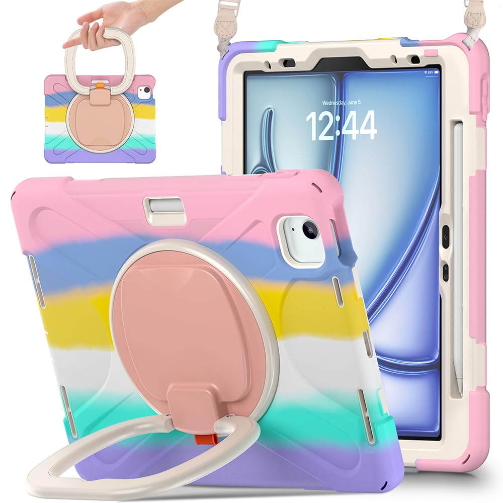 SCSVPN for iPad Air 11 Inch Case 2024 M2(6th Gen), iPad Air 5th/4th Generation Case 10.9&