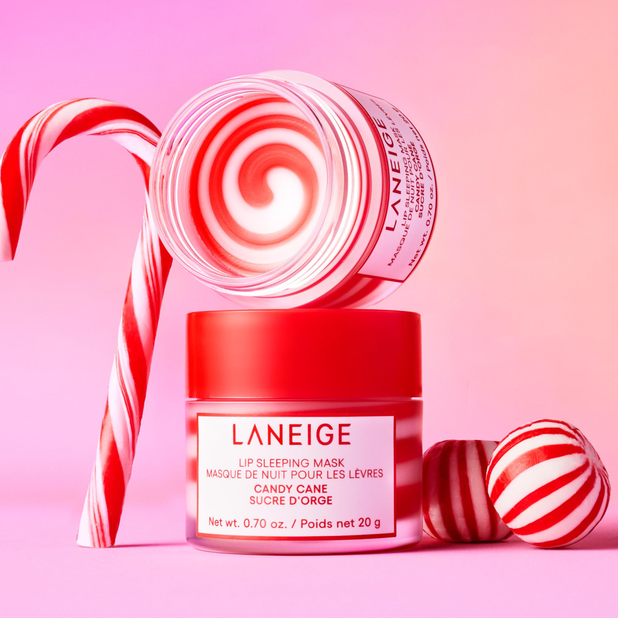 LANEIGE Lip Sleeping Mask: Nourish, Hydrate, Vitamin C, Murumuru &amp; Shea Butter, Antioxidants, Flaky, Dry Lips