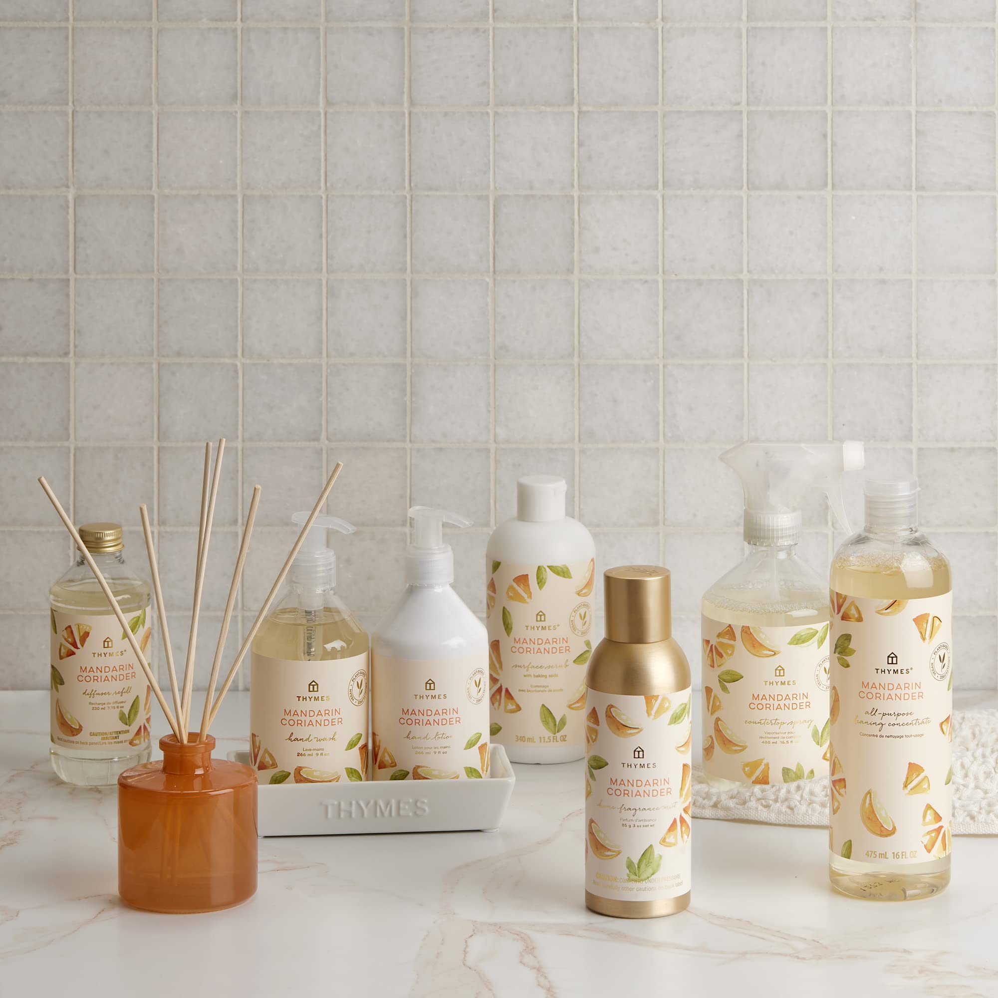 Thymes Frasier Fir Reed Diffuser Oil Refill – Home Fragrance Oil for Diffuser – Holiday Reed Diffuser Refill – Just-Cut Forest Oil Scents for Diffuser – Aromatherapy Diffuser Oils Scents (7.75 fl oz)