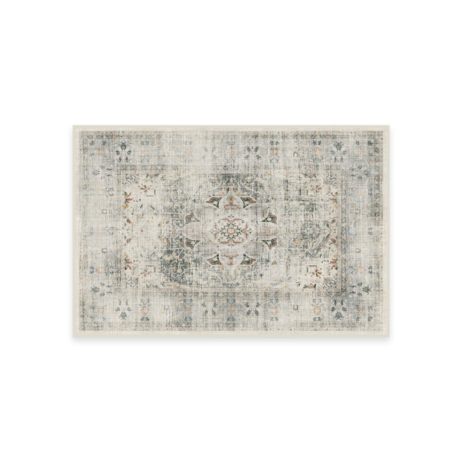 RUGGABLE – Sarrah Blue Quartz – Machine Washable Runner Rug – Pet &amp; Child Friendly – Stain &amp; Water Resistant – Non-Slip – 2.5&