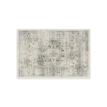 RUGGABLE – Sarrah Blue Quartz – Machine Washable Runner Rug – Pet &amp; Child Friendly – Stain &amp; Water Resistant – Non-Slip – 2.5&