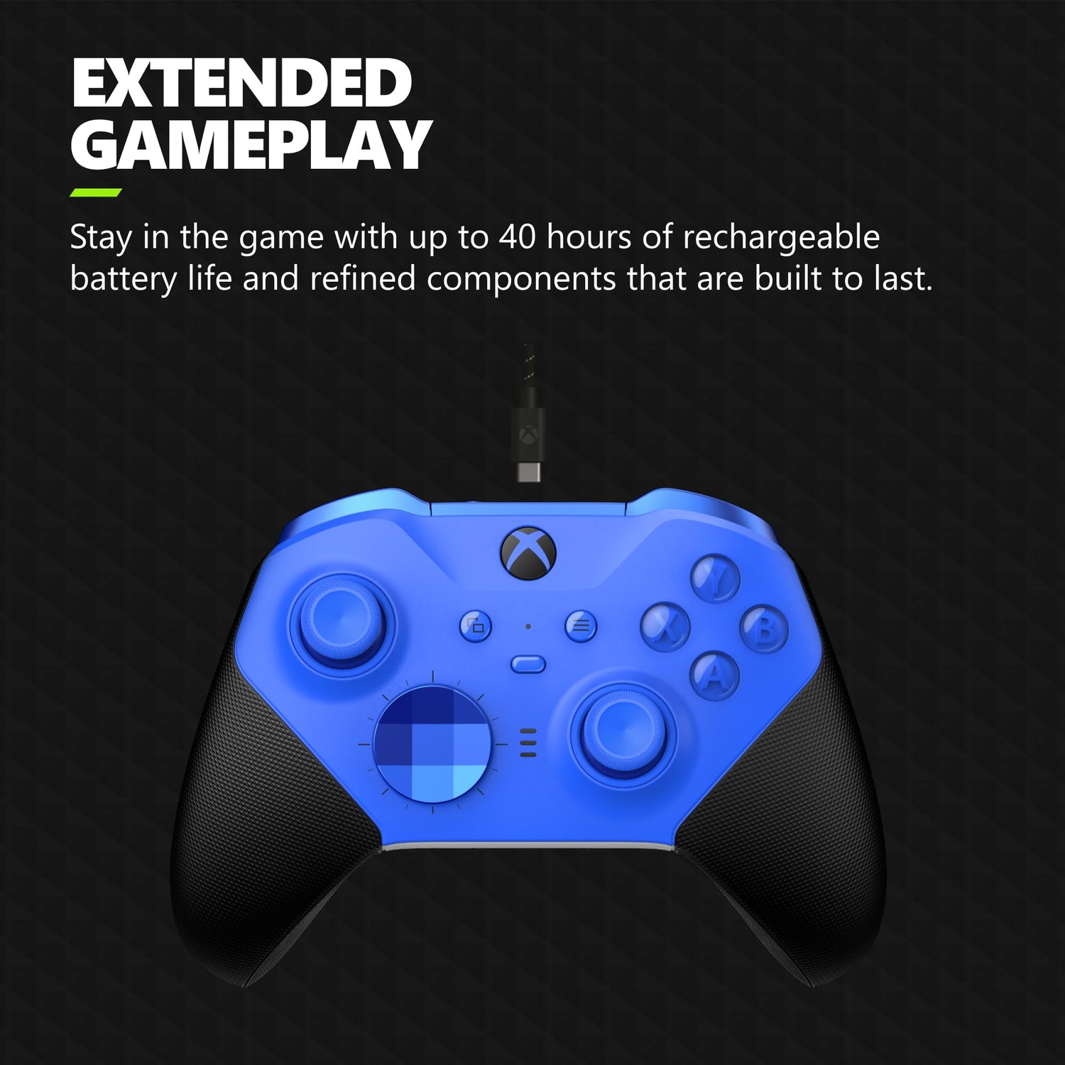 Xbox Elite Wireless Gaming Controller Series 2 – Black – Xbox Series X|S, Xbox One, Windows PC, Android, and iOS - Elite Series 2 Black Edition
